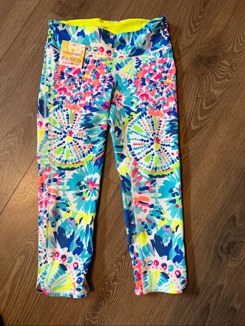 Lilly Pulitzer Neon Floral Leggings